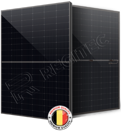 440Wp glas glas full black bifacial met 30 jaar product garantie
