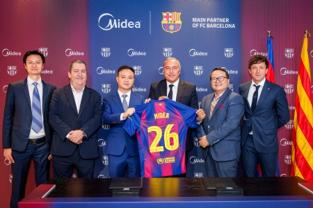 MHelios by Midea viert samenwerking: Midea nieuwe shirtsponsor van FC Barcelona