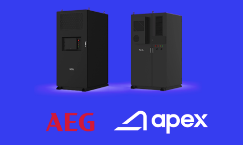 Nieuw model AEG zakelijke thuisbatterij gepresenteerd door Apex Power Supplies